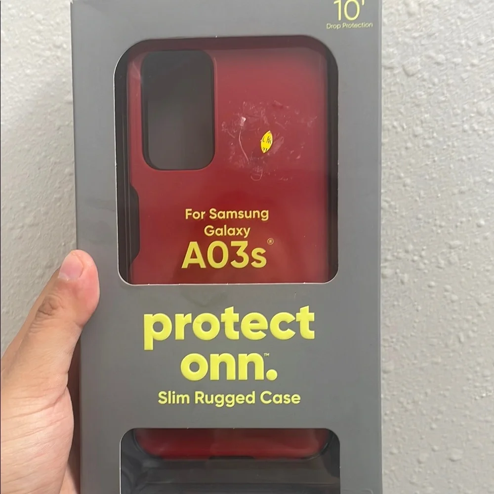 Onn Magenta Slim Rugged Case for Samsung Galaxy A03s
